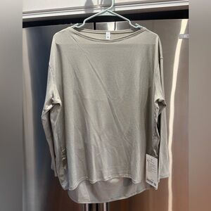 Lululemon Back In Action LS Nulu size 10